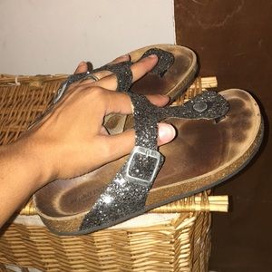 😍 Black bling slides😍